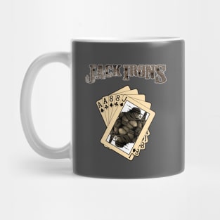 Jack Irons: The Steel Cowboy Dead Mans Hand Mug